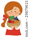 Vegetables and ladies 29879615