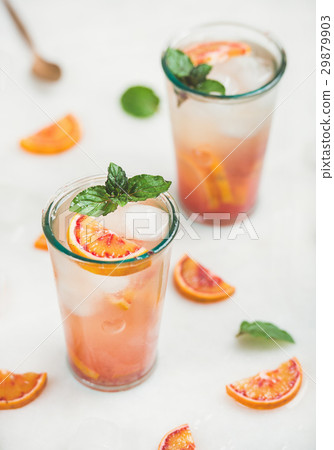 Blood orange fresh summer homemade lemonade with 29879903