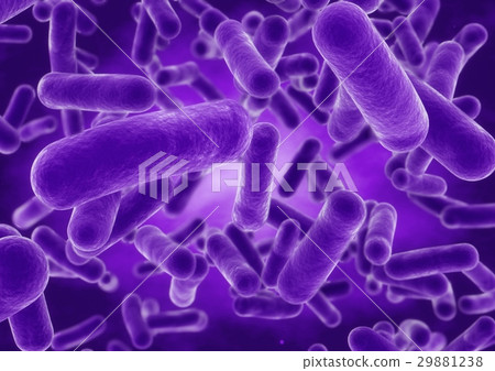 3D rendering Bacteria closeup 29881238