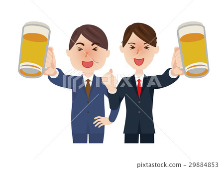 Cheers businessmen 29884853