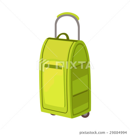 large green suitcase