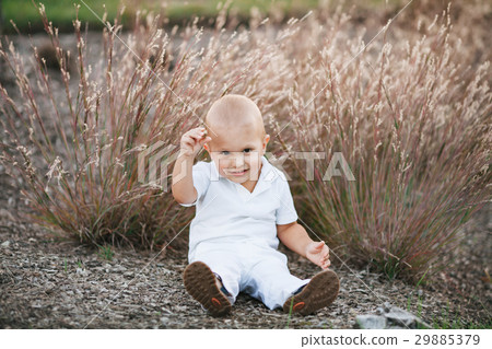 Happy little boy outside Happy little boy outside 29885379