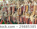 Colorful corn on autumn market place 29885385