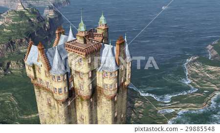 Scottish castle by the sea 29885548