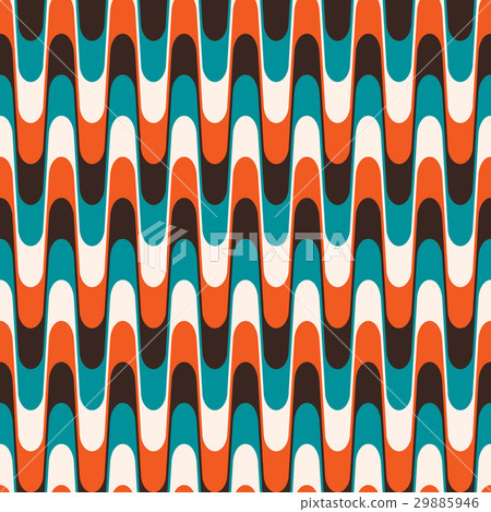 Vintage wavy pattern 29885946