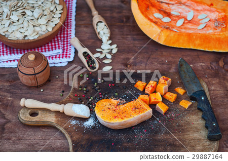 Cooking pumpkin with spices 29887164