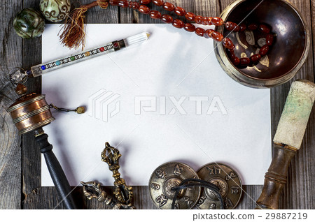 Tibetan musical instruments for meditation Tibetan musical instruments for meditation 29887219