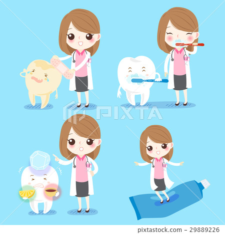 dentist with sensitive tooth 29889226