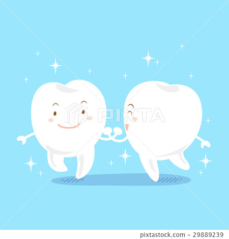 cartoon tooth with whiten cartoon tooth with whiten 29889239