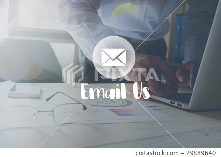 Email us message on the working in the office. 29889640