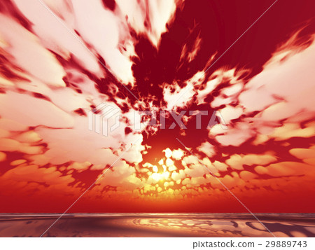 Wind and clouds with the sea 29889743