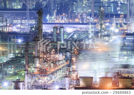 岡山_水島工廠夜景 岡山_水島工廠夜景 29889863