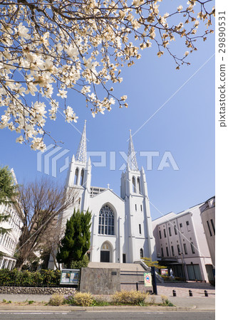 天主教布池塘教堂和木蘭 29890531