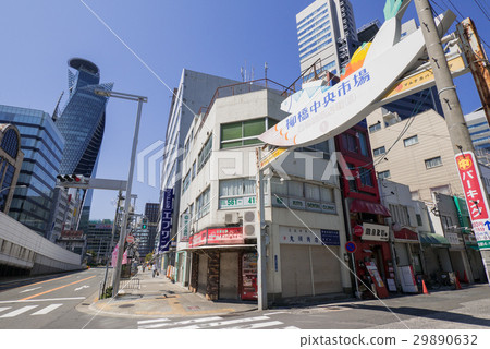 Nagoya City Nakamura Ward Station Station Landscape Yanagibashi Central Market Entrance Nishiyanagi Park East Intersection Nagoya City Nakamura Ward Station Station Landscape Yanagibashi Central Market Entrance Nishiyanagi Park East Intersection 29890632