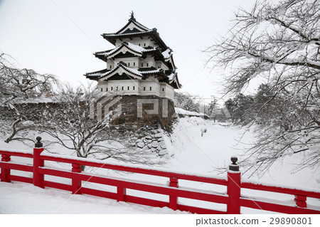 弘前城堡在冬天 29890801