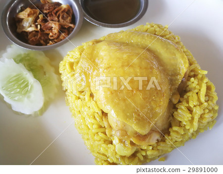 Chicken Rice Curry With Coconut.( Koa Mook Gai). 29891000