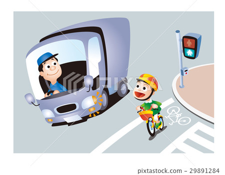 自行車交通安全,自行車和交通安全,左轉和兒童自行車 自行車交通安全,自行車和交通安全,左轉和兒童自行車 29891284