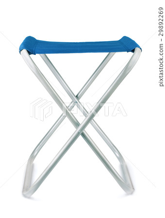 Front view of folding camping stool 29892269