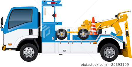 Tow truck - Stock Illustration [29893199] - PIXTA