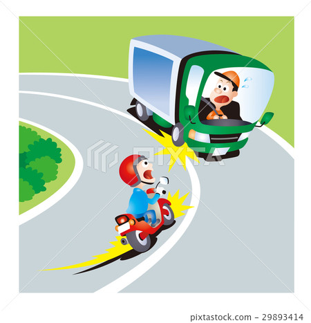 摩托車交通安全,摩托車轉角凸起 摩托車交通安全,摩托車轉角凸起 29893414