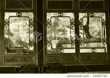 Window architecture monuments Linjia Garden 29893780