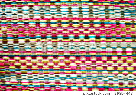 Woven mat from natural dyed natural fibers 29894448