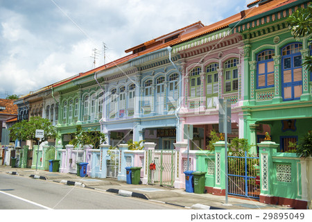 Colorful peranakan heritage house in Singapore Colorful peranakan heritage house in Singapore 29895049