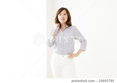Office casual woman business smile Cool Biz businessman young business woman 29895795