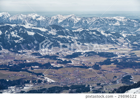 view from the Nebelhorn mountain, Bavarian Alps, view from the Nebelhorn mountain, Bavarian Alps, 29896122