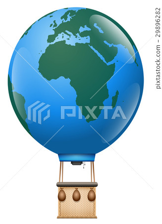 Europe Africa Hot Air Balloon Trip Planet Earth 29896282