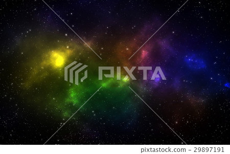 Universe filled with stars, nebula and galaxy Universe filled with stars, nebula and galaxy 29897191