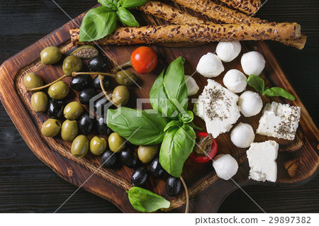 Mediterranean appetizer plate 29897382