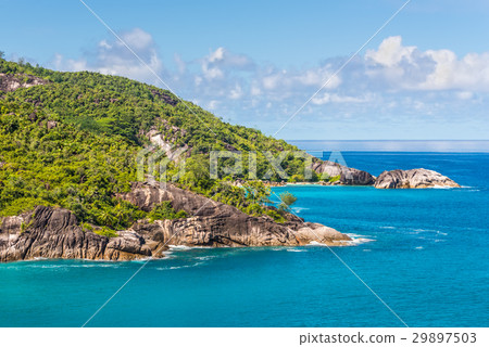 Dream Seascape Coast - Mahe Island, Seychelles Dream Seascape Coast - Mahe Island, Seychelles 29897503
