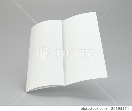Folded white paper page sheet texture. 3d Folded white paper page sheet texture. 3d 29898174
