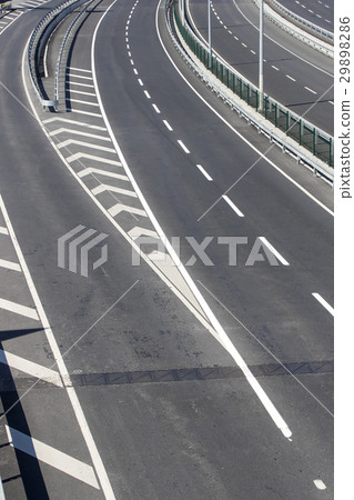 Multiband asphalt track removed from bridge height 29898286