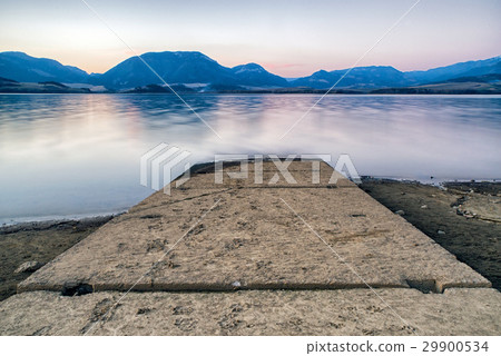 Pier on lake 29900534