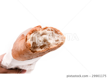 long loaf isolated on white background 29901175