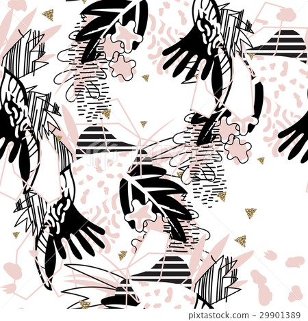 Vector cute fairy tale town doodle 29901389