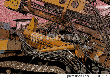 Engineering vehicles, large cran Engineering vehicles, large cran 29901594