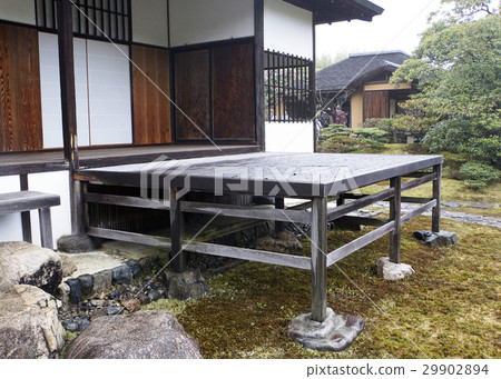 Katsura Rikyu Japanese garden Tsukimidai wood deck 29902894