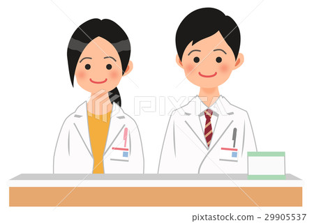 Male and female underwear at the reception desk 29905537