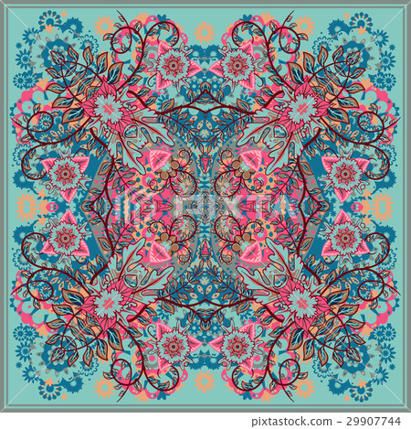 authentic silk neck scarf or kerchief square 29907744