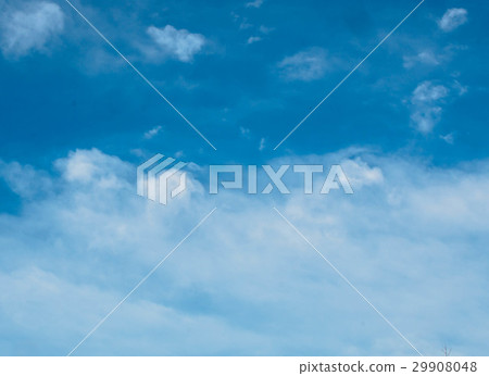 bright light blue sky blurred background 29908048