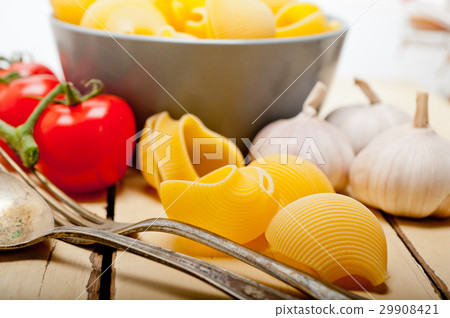 Italian snail lumaconi pasta with tomatoes 29908421