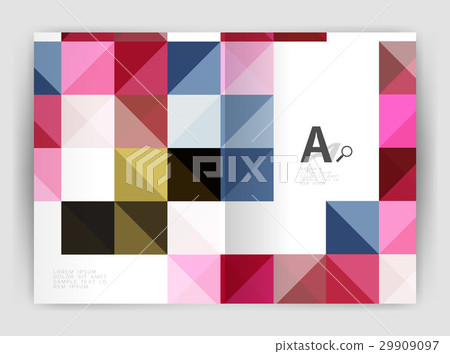 Vector square minimalistic abstract background Vector square minimalistic abstract background 29909097