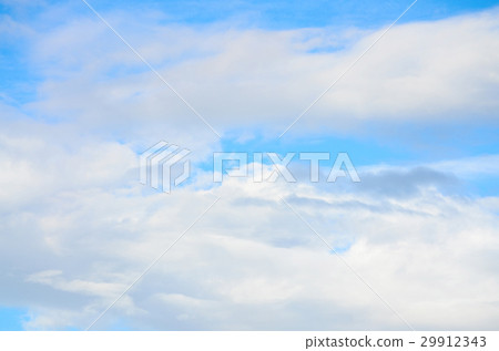 Blue sky with clouds 29912343