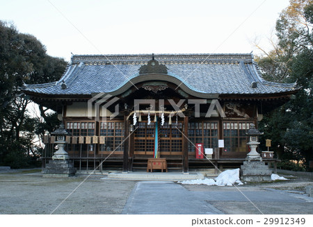 是滋賀縣的Karasaki神社和禮拜堂的內部。 29912349