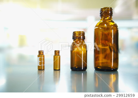brown bottle in medical science laboratory brown bottle in medical science laboratory 29912659