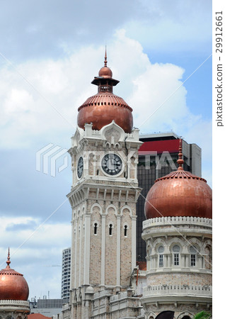 Clock tower of Sultan Abdul Samad building 29912661