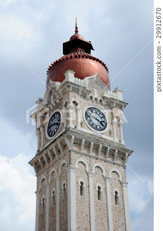 Clock tower of Sultan Abdul Samad building 29912670